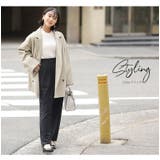 Rin タック テーパードパンツ | A Happy Marilyn | 詳細画像16 