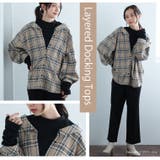 2タイプから選べる ドッキングアームウォーマー チェックシャツ | A Happy Marilyn | 詳細画像10