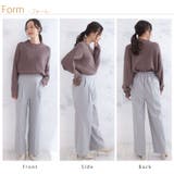 Rin ぽっこりお腹を目立たせない ストレートワイドパンツ | A Happy Marilyn | 詳細画像20 