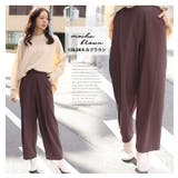 フロントタック使い ワイドパンツ 大きいサイズ | A Happy Marilyn | 詳細画像12