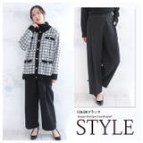 フロントタック使い ワイドパンツ 大きいサイズ | A Happy Marilyn | 詳細画像14