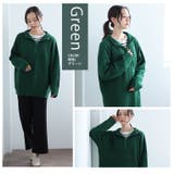 配色&同色ファスナーから選べる ハーフジップ ニット | A Happy Marilyn | 詳細画像14