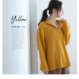 配色&同色ファスナーから選べる ハーフジップ ニット | A Happy Marilyn | 詳細画像19