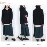 配色&同色ファスナーから選べる ハーフジップ ニット | A Happy Marilyn | 詳細画像20