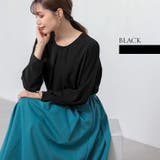 Rin こっそりあったかインナー要らずの 綿100起毛裏地付タックブラウス | A Happy Marilyn | 詳細画像13 