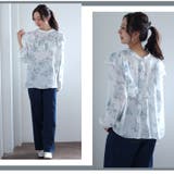 Rin トワルドジュイ柄 2wayブラウス | A Happy Marilyn | 詳細画像15