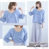 フリル襟 七分袖 カットプルオーバー | A Happy Marilyn | 詳細画像8 