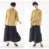 ゆとりMARILYN ハイネック シャーリングブラウス | A Happy Marilyn | 詳細画像10