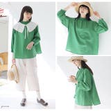 ゆとりMARILYN ハイネック シャーリングブラウス | A Happy Marilyn | 詳細画像13