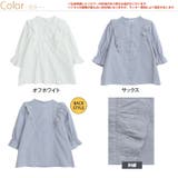 肩フリルデザイン 刺繍レースが可愛い ぽっちゃりさんが着やすいブラウス | A Happy Marilyn | 詳細画像2