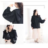 effortlessmode ダブルフリル ブラウス | A Happy Marilyn | 詳細画像16