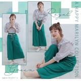 ヒンヤリ冷感ひやごこち 編みベルト付き ワイドパンツ | A Happy Marilyn | 詳細画像14 