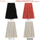 Rin 麻レーヨン ギャザースカート | A Happy Marilyn | 詳細画像2