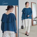 Rin 前後2WAY ケープ襟ブラウス | A Happy Marilyn | 詳細画像14 