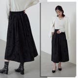 Rin 花柄フロッキー フレアスカート | A Happy Marilyn | 詳細画像12 