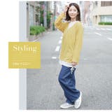 脇裾ドロスト ニットソー フェイクプルオーバー | A Happy Marilyn | 詳細画像11