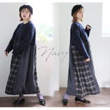 pastelleaf 異素材配色切り替え ワンピース | A Happy Marilyn | 詳細画像9 