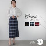 Rin チェックツイード スカート | A Happy Marilyn | 詳細画像1 