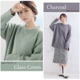 ローゲージ クルーネック ニットプルオーバー | A Happy Marilyn | 詳細画像17 