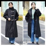 Rin スタンドカラー ダッフル風コート | A Happy Marilyn | 詳細画像18