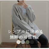 綿100％ 裏起毛 裾スリット無地トレーナー | A Happy Marilyn | 詳細画像10 