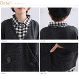 ダブル釦 ミックス地 ショートカーディガン | A Happy Marilyn | 詳細画像8