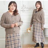 Hinaさんコラボ ケーブル柄 ニットカーディガン | A Happy Marilyn | 詳細画像9