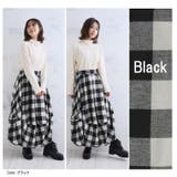 PastelLeaf チェック バルーンスカート | A Happy Marilyn | 詳細画像8 