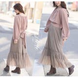 KAREN バックリボンブラウス×ラメチュールティアードスカート コーデセット | A Happy Marilyn | 詳細画像16 