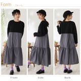 pastelleaf 裾ギャザー フレアワンピース | A Happy Marilyn | 詳細画像10