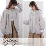 Rin 微光沢ツイル ギャザージャケット | A Happy Marilyn | 詳細画像17 