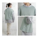 USAコットンスウェット 裾サイドボタン ベスト | A Happy Marilyn | 詳細画像12 