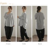 ゆったり キーネック シャツチュニック | A Happy Marilyn | 詳細画像14 