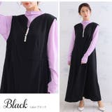 Rin カットジョーゼット パールボタンワンピース | A Happy Marilyn | 詳細画像13 