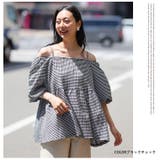 夏を楽しむ救世主 さらっとラク伸び オフショルペプラムトップス | A Happy Marilyn | 詳細画像18