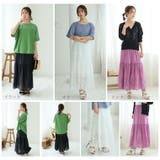 Rin 裾刺繍 ギャザースカート | A Happy Marilyn | 詳細画像12 