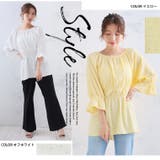 嬉しいを叶える!さらっと&華やか!!夏の主役!カット楊柳シャーリング ブラウス | A Happy Marilyn | 詳細画像19