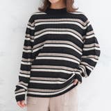 ボーダー/ブラック | Tシャツ感覚で着れる カメレオン級の着回しが叶う リブ | A Happy Marilyn