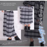 チェック柄 シャギー ナロースカート | A Happy Marilyn | 詳細画像4 