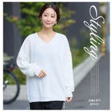 着ぶくれ回避の美人編地 華やぎ美人なラメニット チュニック | A Happy Marilyn | 詳細画像17