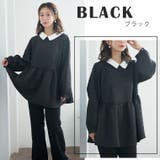 2way ふくれジャガード ペプラムトップス | A Happy Marilyn | 詳細画像11 