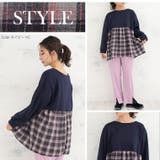 胸元切替え 暖か 裏起毛 | A Happy Marilyn | 詳細画像17 