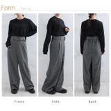 タック ワイドパンツ レディース | A Happy Marilyn | 詳細画像12