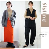 楽してお洒落Aライン シアーベロアトップス プチハイ | A Happy Marilyn | 詳細画像15