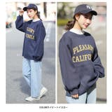 カレッジロゴ ジャガードニット 大きいサイズ | A Happy Marilyn | 詳細画像17