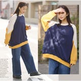 厚すぎないのが着やすい！！配色デザイン ポンチ スウェット | A Happy Marilyn | 詳細画像17 