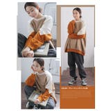 厚すぎないのが着やすい！！配色デザイン ポンチ スウェット | A Happy Marilyn | 詳細画像18 