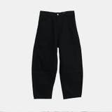 チノ/ブラック | 旬のバレルでトレンドスタイル バレルパンツ カーブパンツ | A Happy Marilyn
