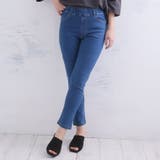 9分/ネイビー/加工無 | 夏でもひんやり。足元に魔法をかけて。接触冷感 UV 魔法の美ライン | A Happy Marilyn