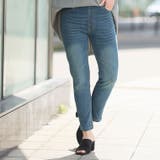 9分/インディゴユーズド/加工有 | 夏でもひんやり。足元に魔法をかけて。接触冷感 UV 魔法の美ライン | A Happy Marilyn